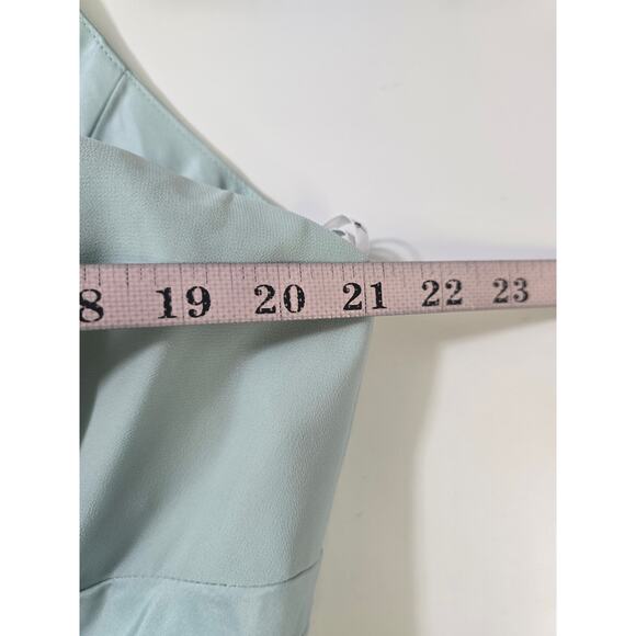 AW BRIDAL 16 2X plus sage green Dorian wedding formal party maxi dress NEW B135 - Picture 6 of 10